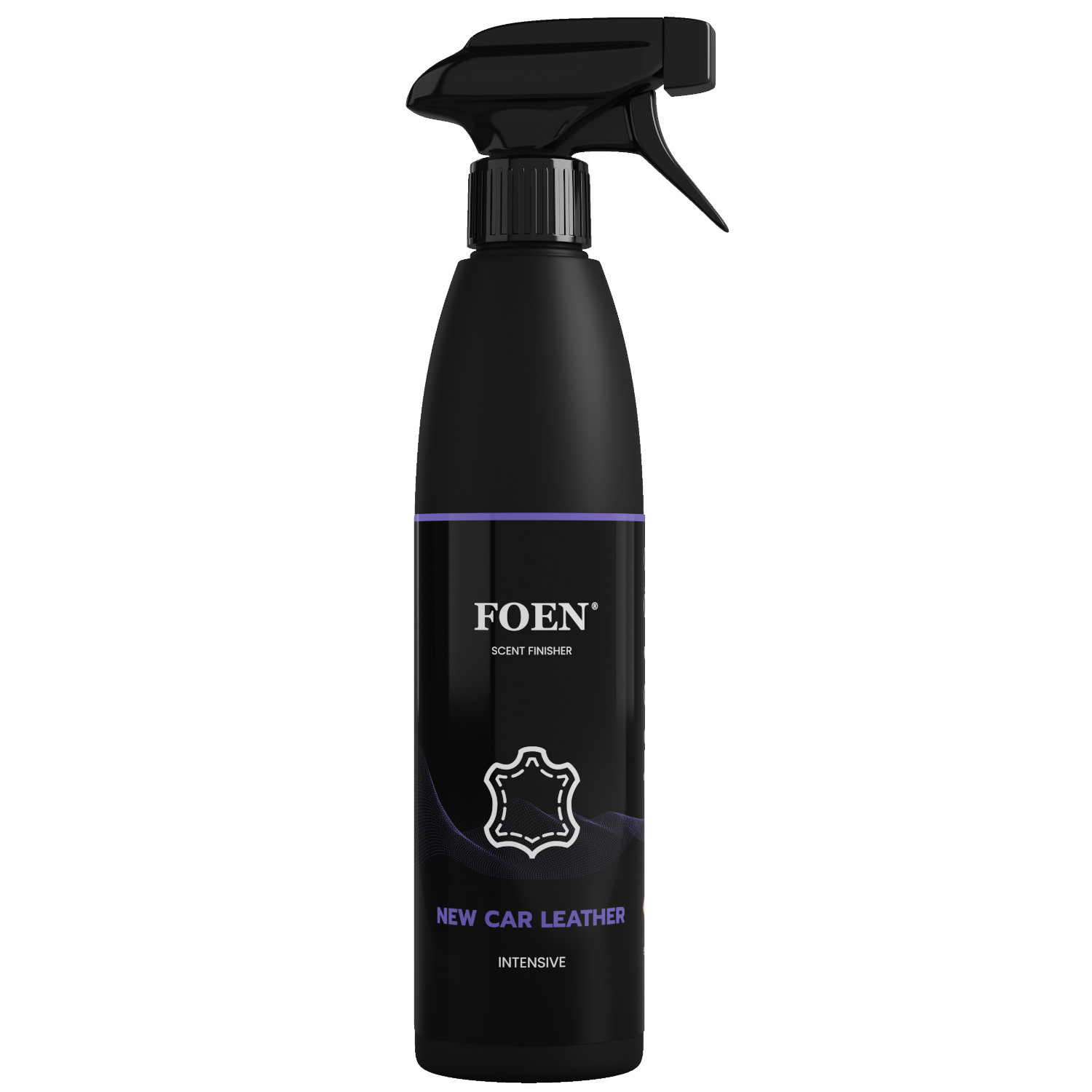 Foen Car Air Freshener New Leather Scent 450ml spray bottle for vehicle interior