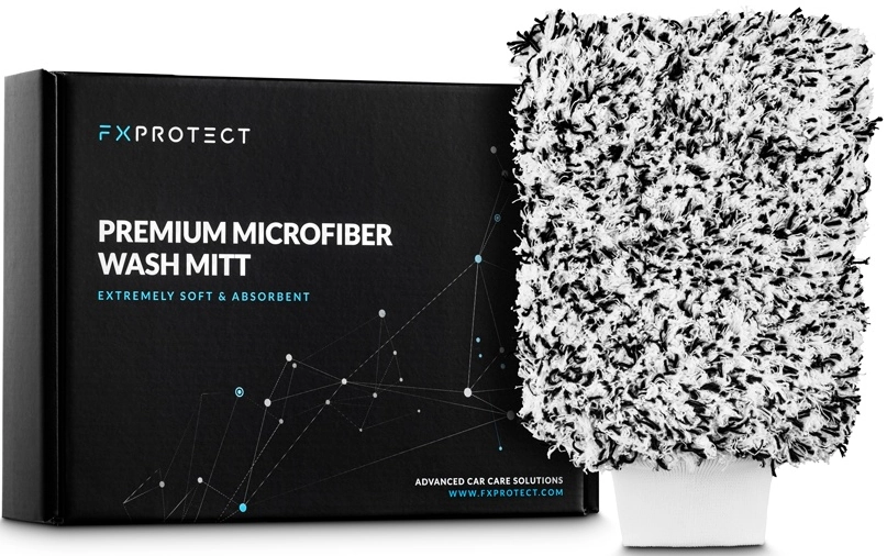 FX PROTECT Tvätthandske Delikat Microfiber för skonsam karosstvätt och lackvård