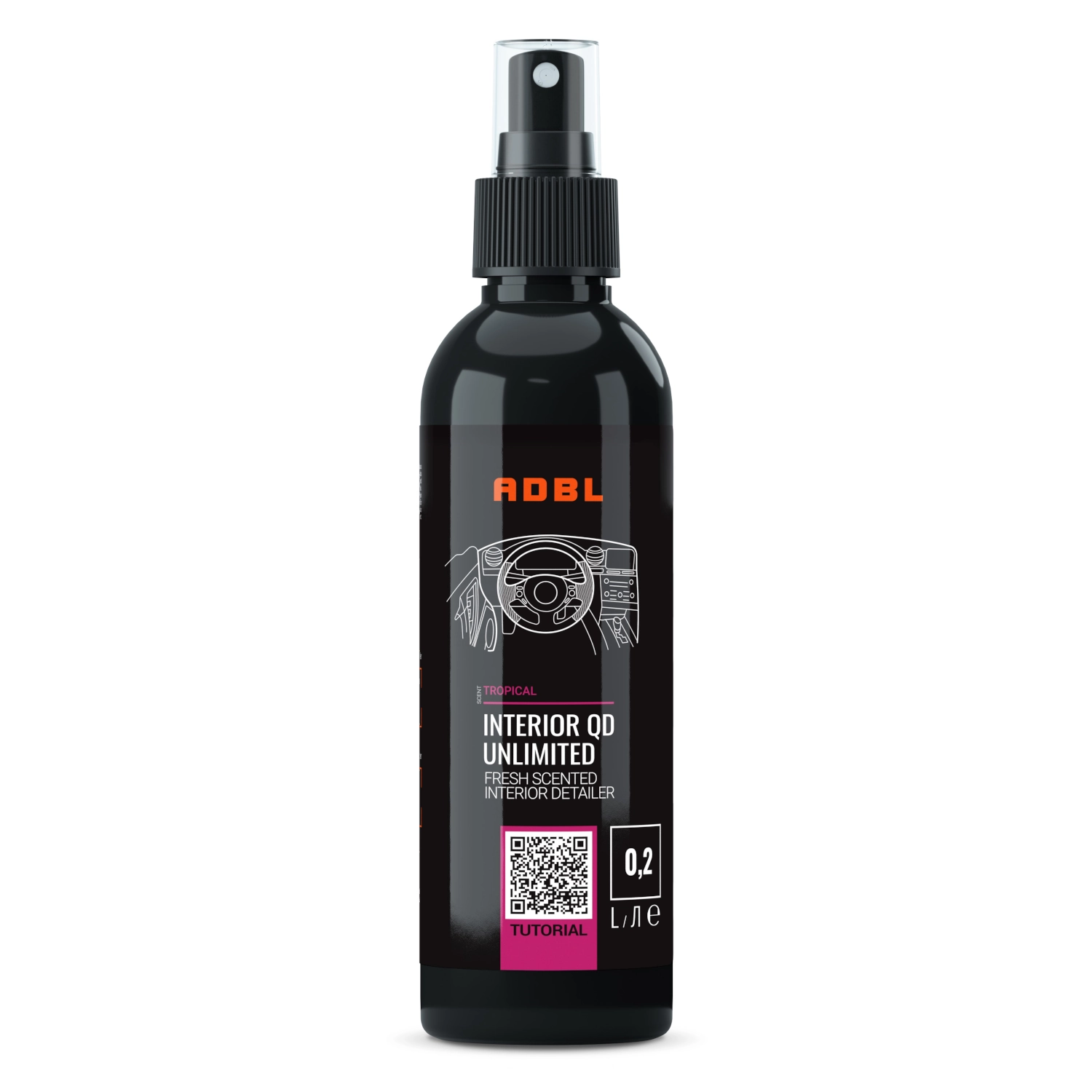 ADBL Interior QD Unlimited - quick detailer do wewnętrznych tworzyw 200ml