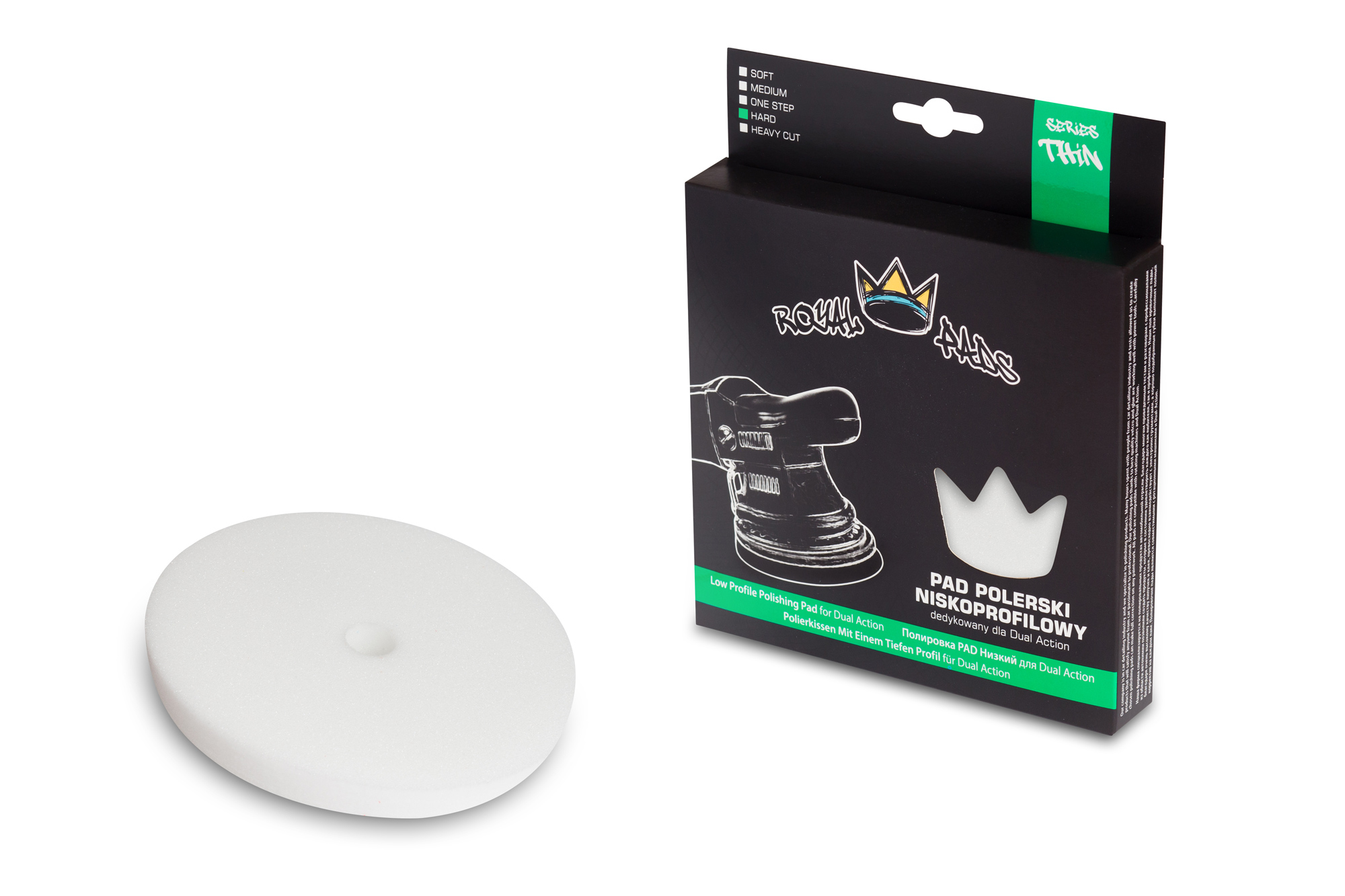 Polishing Pad Low-Profile Hard DA – autopflege, Royal Pads