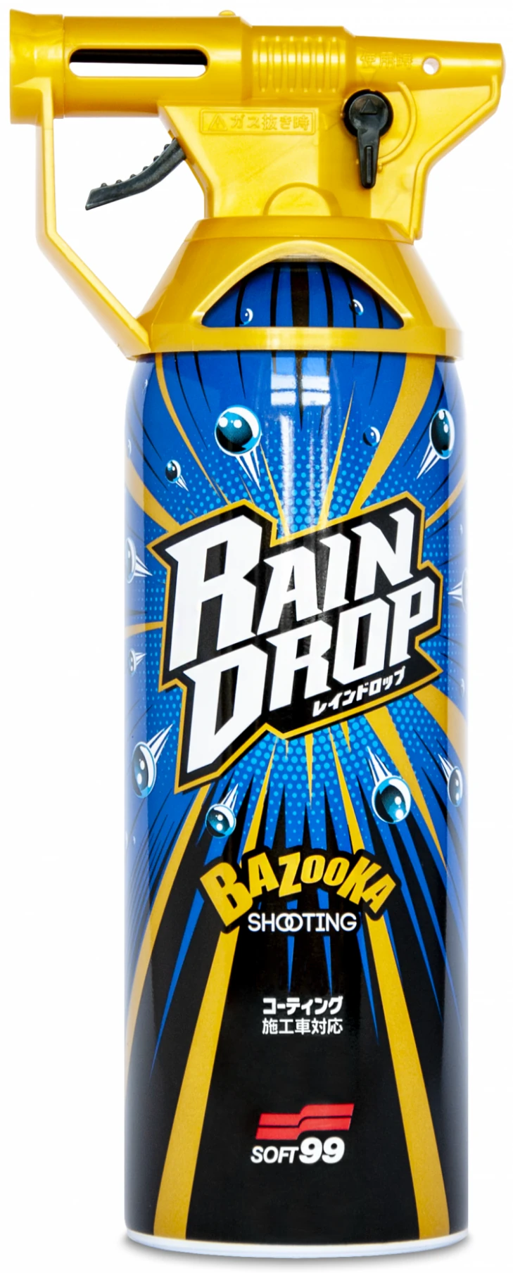 Quick protective spray SOFT99 Rain Drop 300ml bottle for paint, glass, plastic and chrome with hydrophobic gloss