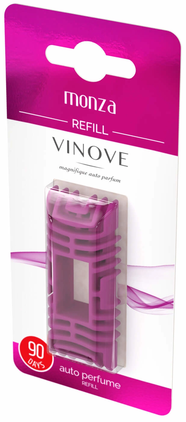 Vinove Replacement Scent Monza fragrance cartridge for car air freshener system