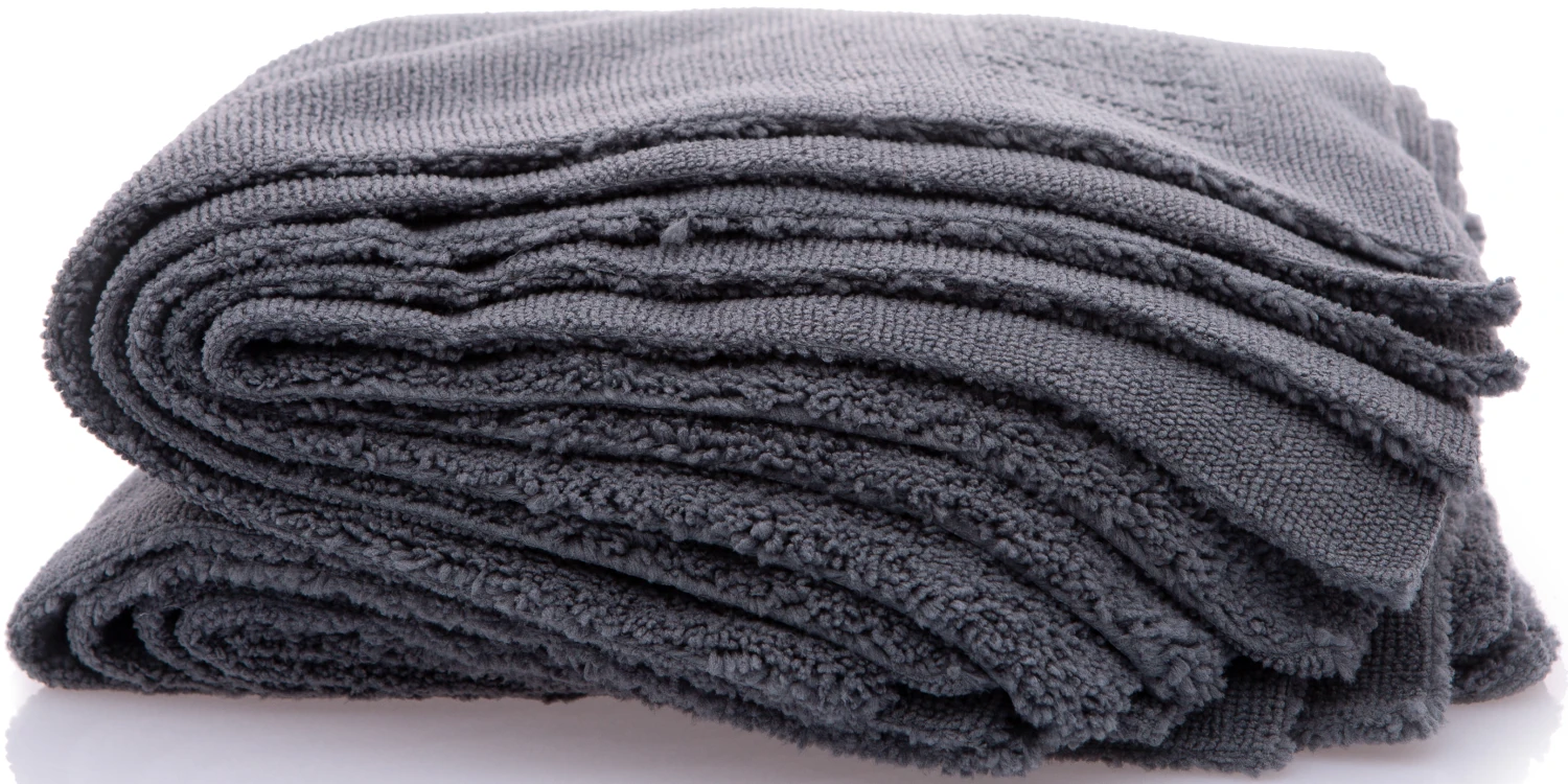 WORK STUFF Microfibre Detailing Cloth 40x40cm 350gsm with laser-cut edges, 5-pack