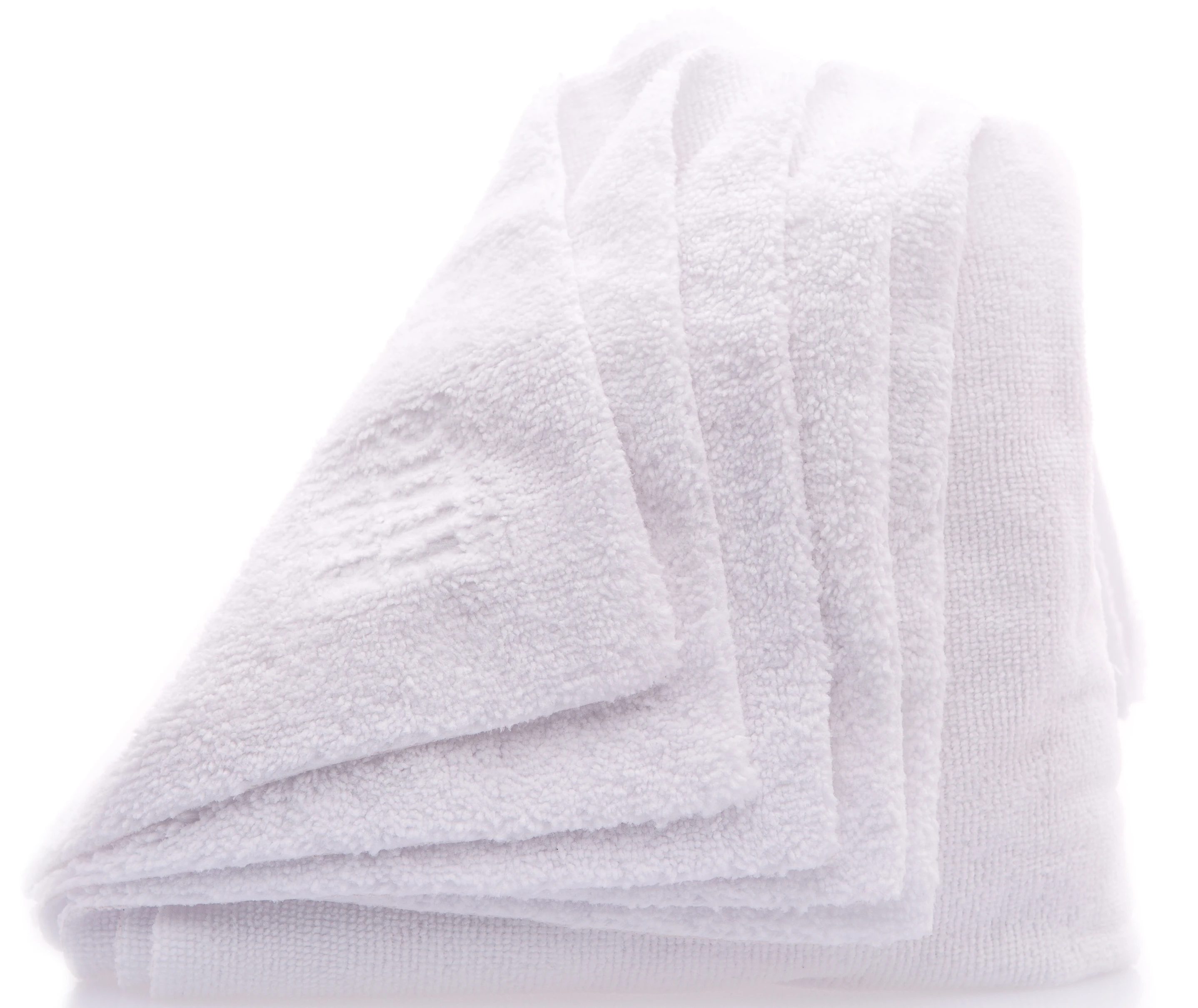 WORK STUFF Microfibre Cloths 40x40cm 350gsm with laser-cut edges, 5-pack for detailing