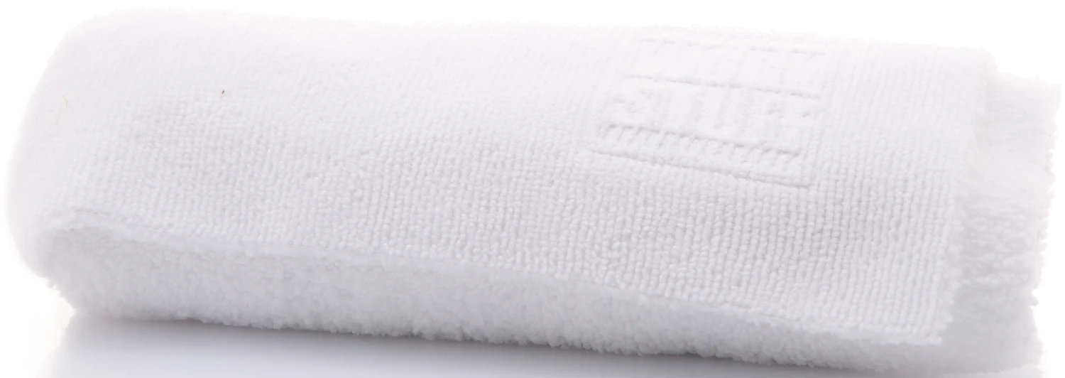 Work Stuff Gentleman Basic White – delikatna mikrofibra bez obszycia, 40x40cm, 350gsm
