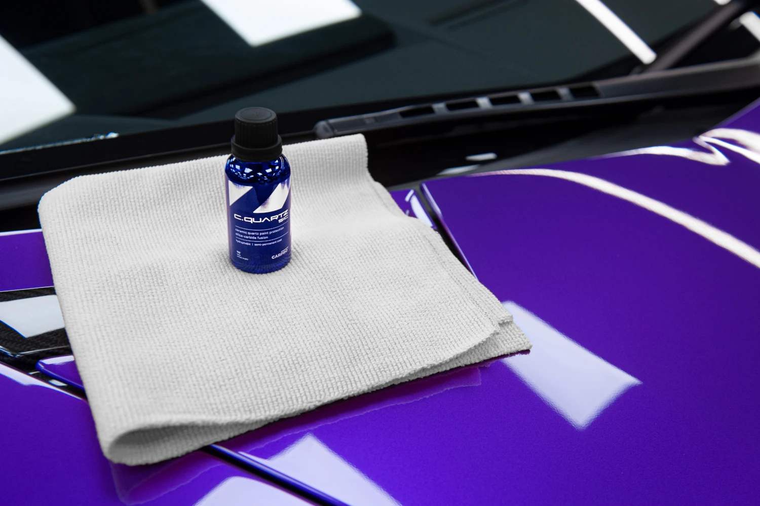 CarPro CQuartz SiC – prosta w aplikacji powłoka ochronna, zawiera węglik krzemu 100ml