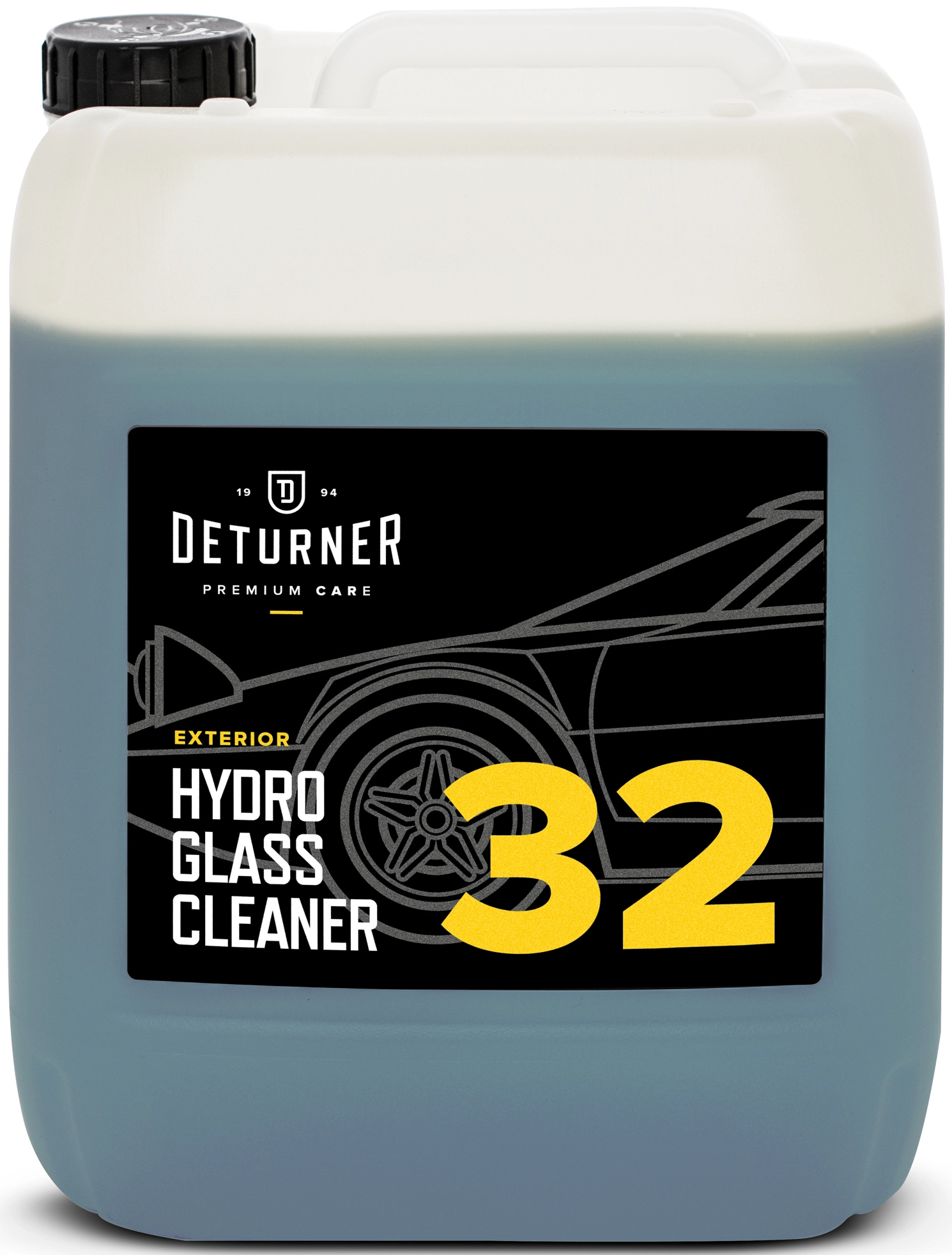 Deturner Hydro Glass Cleaner – płyn do mycia szyb, pozostawia warstwę hydrofobową 5L