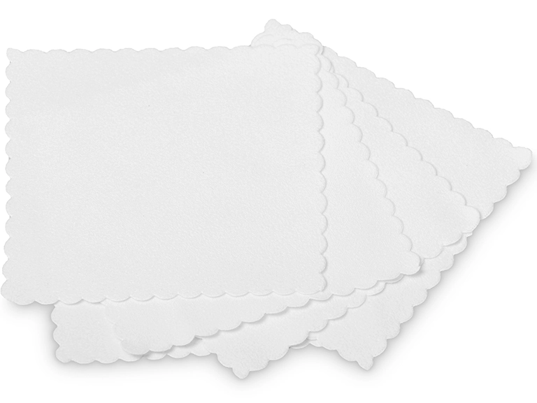 White FX PROTECT Microfibre Cleaning Cloth 10x10 cm for detailing and Ceramic Coating application