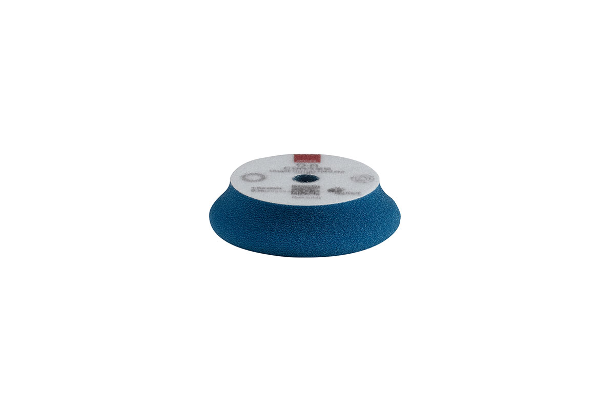 RUPES Hard Foam Pad 80/100mm blue for DA polishers, Compound polishing foam pad