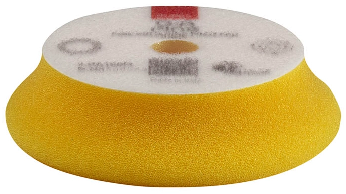 Rupes DA Fine – miękki pad polerski do maszyn Dual Action, żółty – 80/100mm