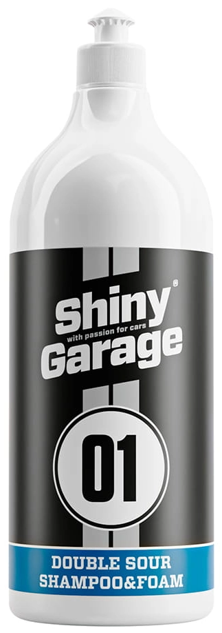 Shiny Garage Double Sour Shampoo & Foam – kwaśny szampon i piana aktywna w jednym, 2 w 1 1L