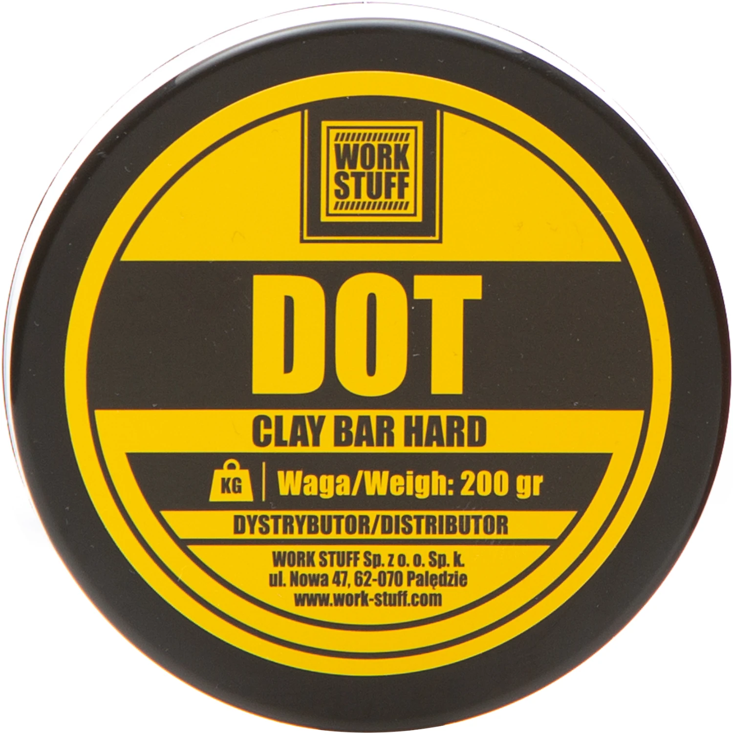 WORK STUFF Clay Bar Hard 200g mechanical paint decontamination clay for removing contaminants