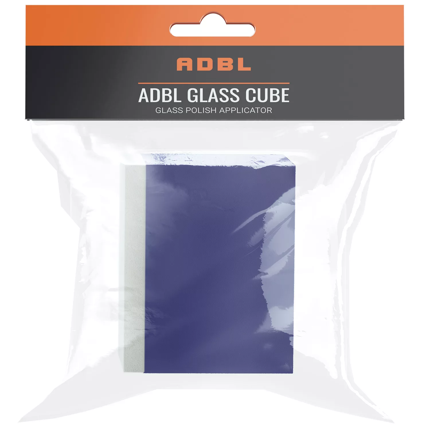 ADBL Glass Cube felt pad in cube shape for professional automotive glass polishing