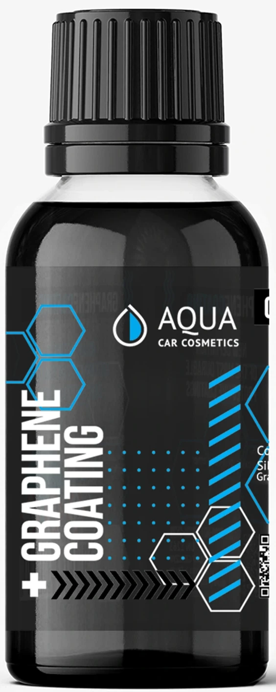 AQUA Cosmetics Graphene Ceramic Coating 15ml bottle with graphene-reinforced ceramic formula for paint protection