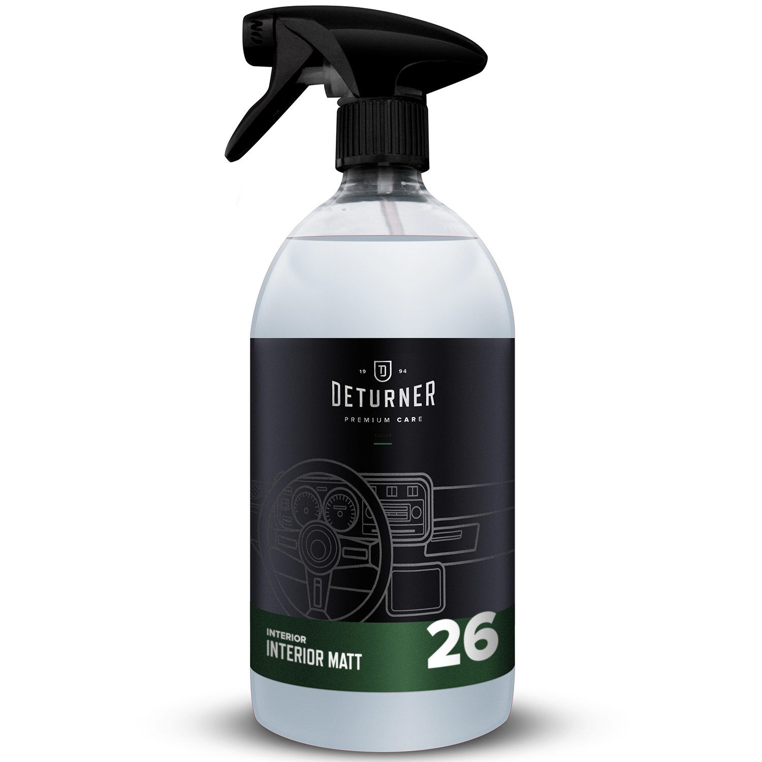 Deturner Interior MATT – matowy dressing do wewnętrznych plastików 1L