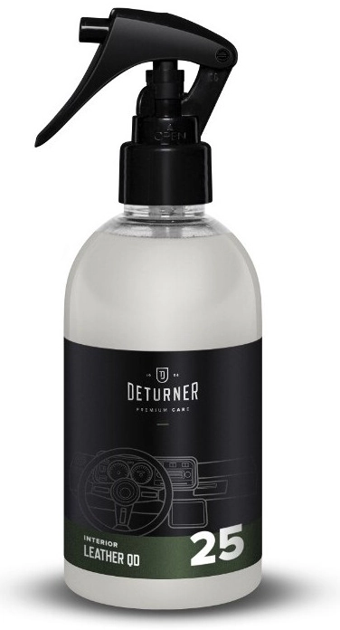 Deturner Quick Detailer för läderklädsel 250ml sprayflaska för skonsam rengöring av fordonets läderinterior