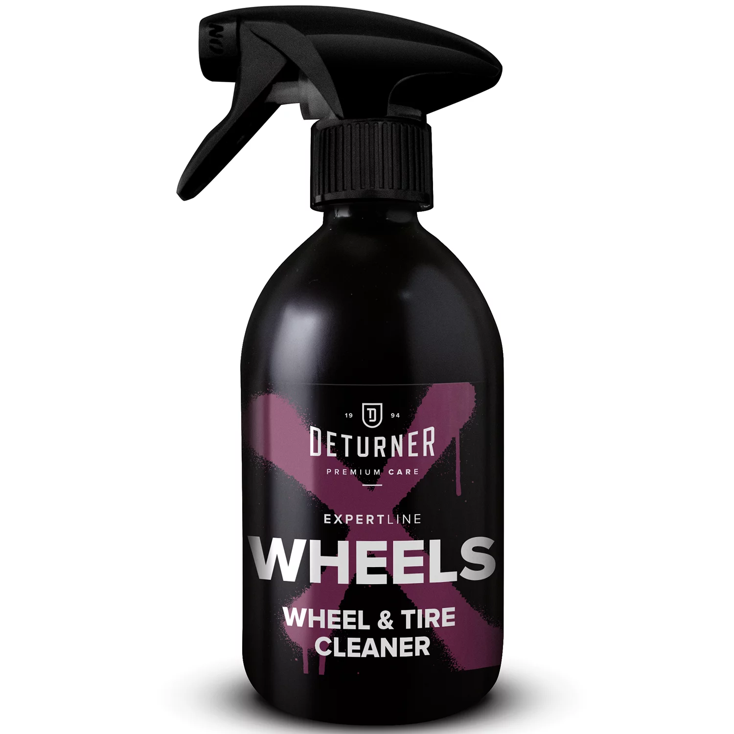 Deturner Fälg- och Däckrengöring 500ml sprayflaska för professionell rengöring av fälgar och däck