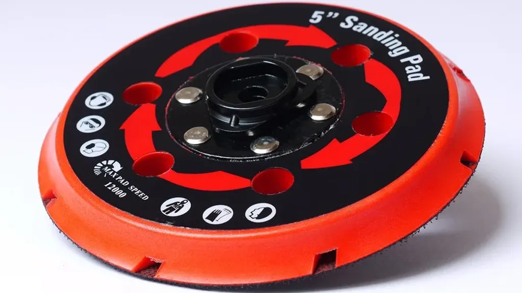 Evoxa DA Backing Plate 125 mm ventilated with radial channels for active cooling of polishing pads