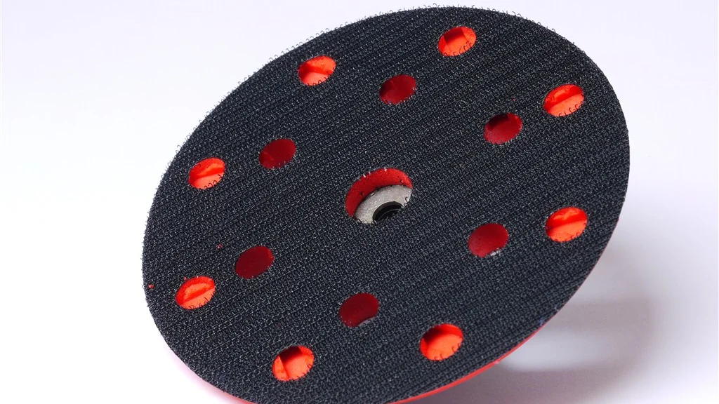 Evoxa DA Backing Plate 125 mm ventilated with radial channels for active cooling of polishing pads