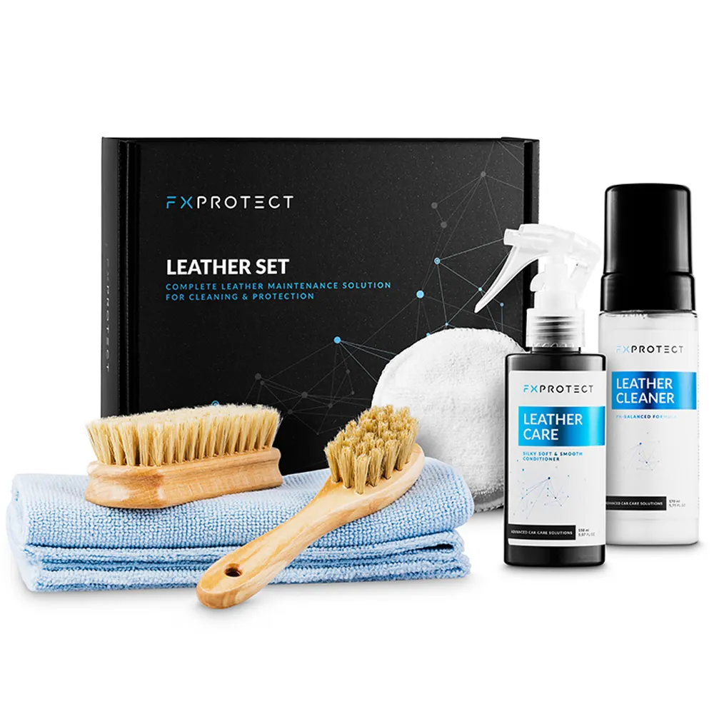 FX PROTECT Leather Care Kit complete maintenance set with 170ml cleaner and 150ml conditioner