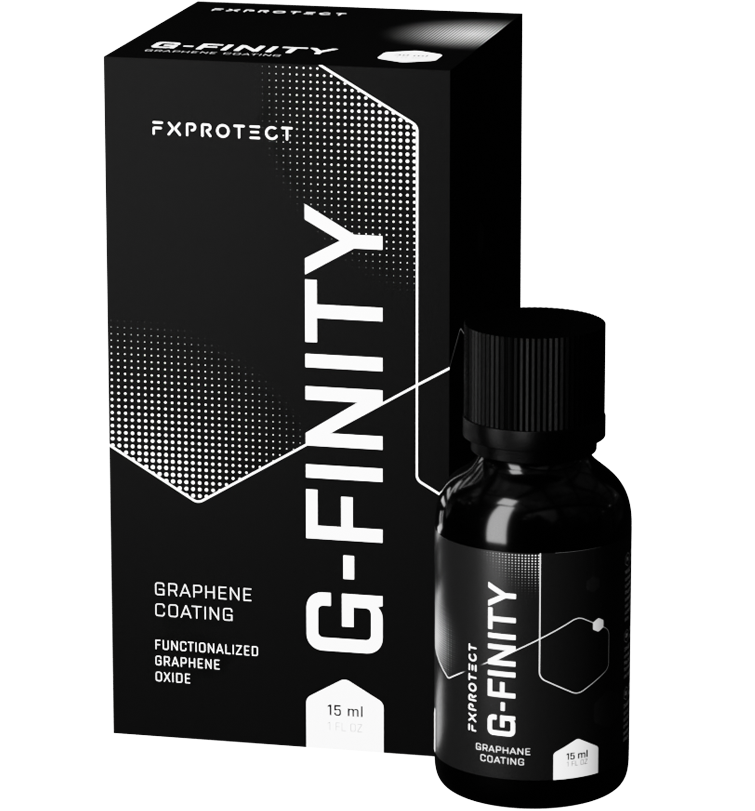 FX PROTECT Graphene Coating 15ml bottle with water-repellent graphene-based protective layer for paint protection