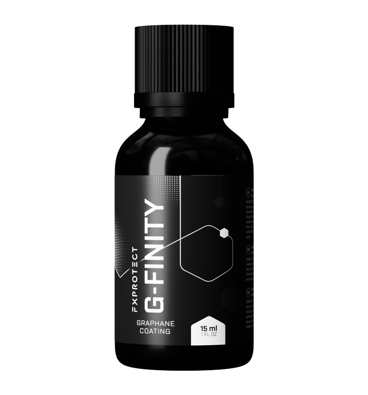 FX PROTECT Graphene Coating 15ml bottle with water-repellent graphene-based protective layer for paint protection
