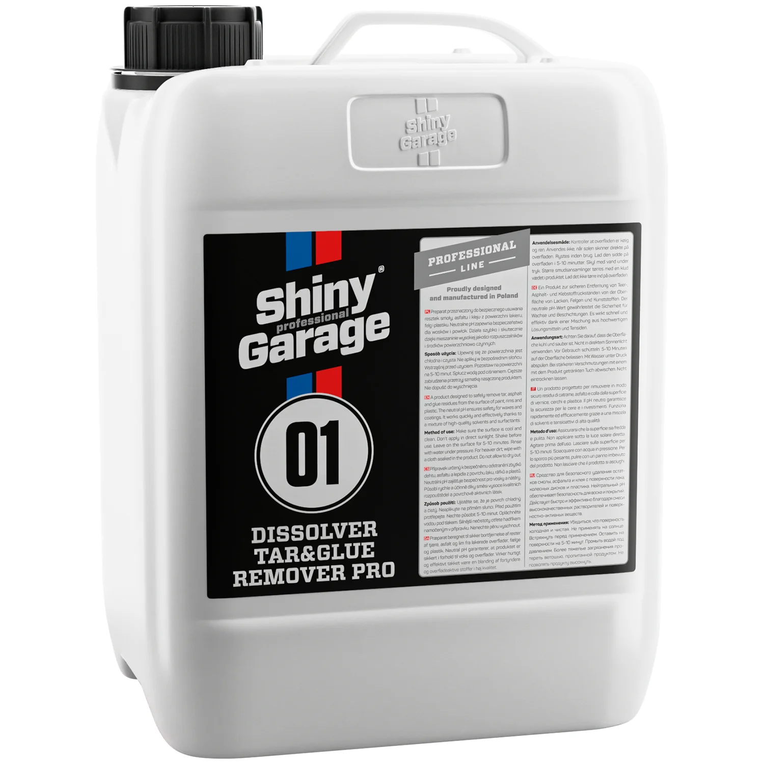 Shiny Garage Dissolver Tar&Glue Remover Pro – produkt do usuwania smoły 5L