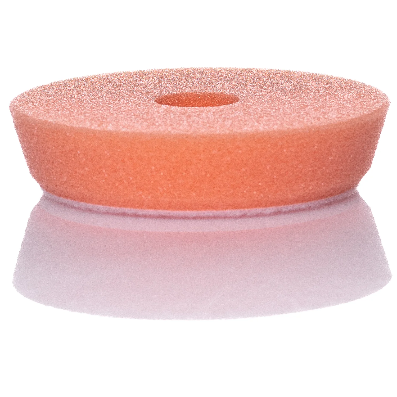 Poleringspad, Medium Hårdhet, Orange 80/90 mm, Fasade kanter, Central hål, Work Stuff
