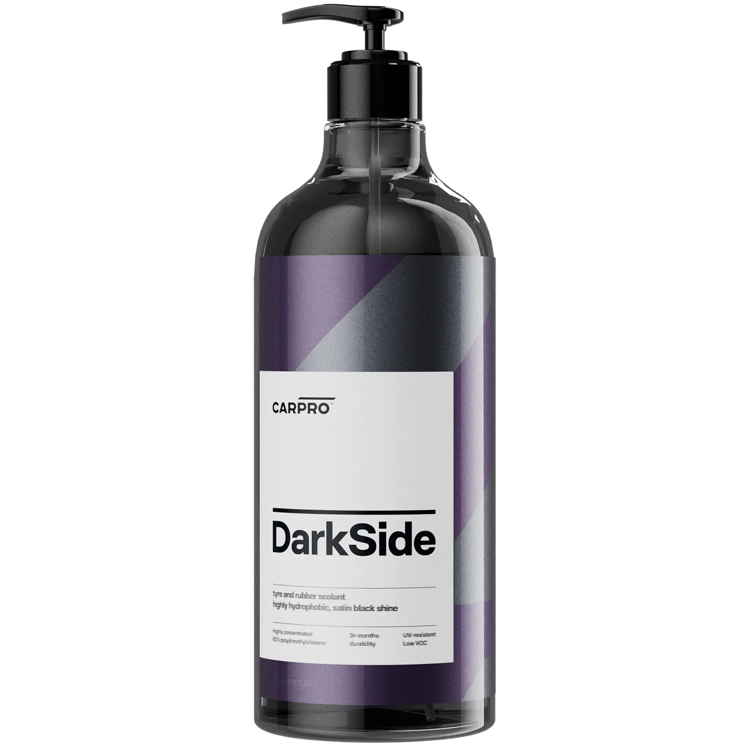 CarPro DarkSide – trwały dressing do opon i gumy, satynowe wykończenie 1L
