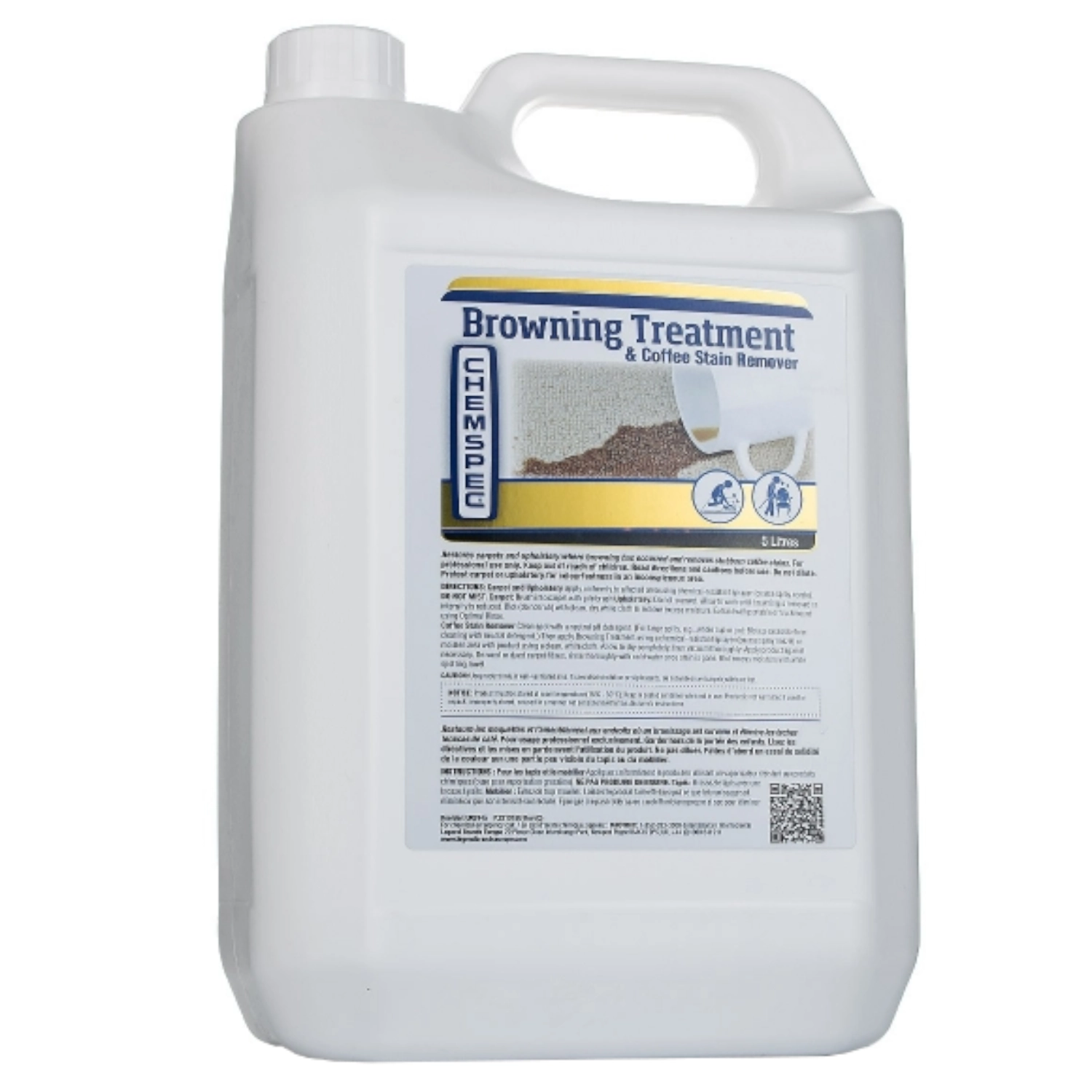 CHEMSPEC Browning Treatment & Coffe Stain Remover - Bardzo silny odplamiacz 5L