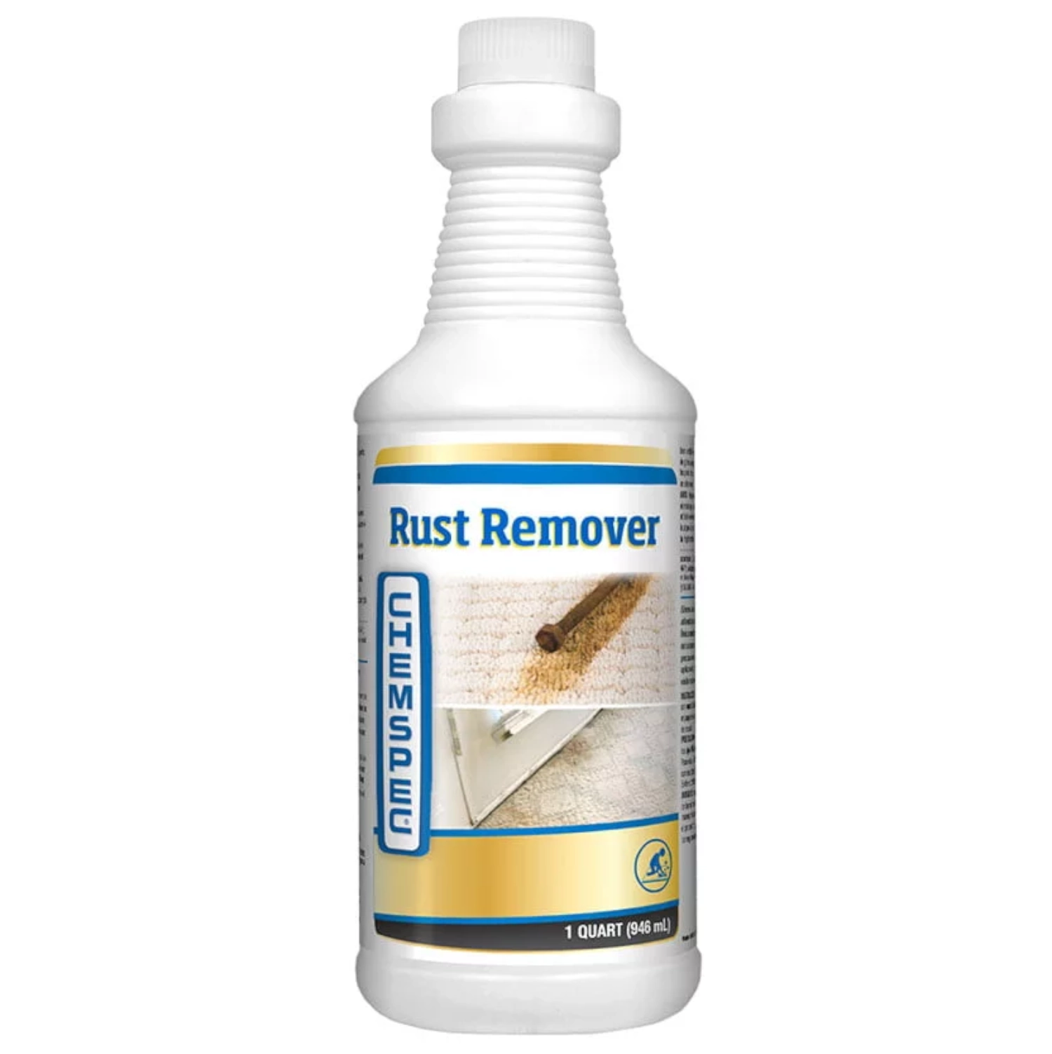 CHEMSPEC Rust and Blood Stain Remover 946ml concentrate bottle for vehicle carpets and textiles