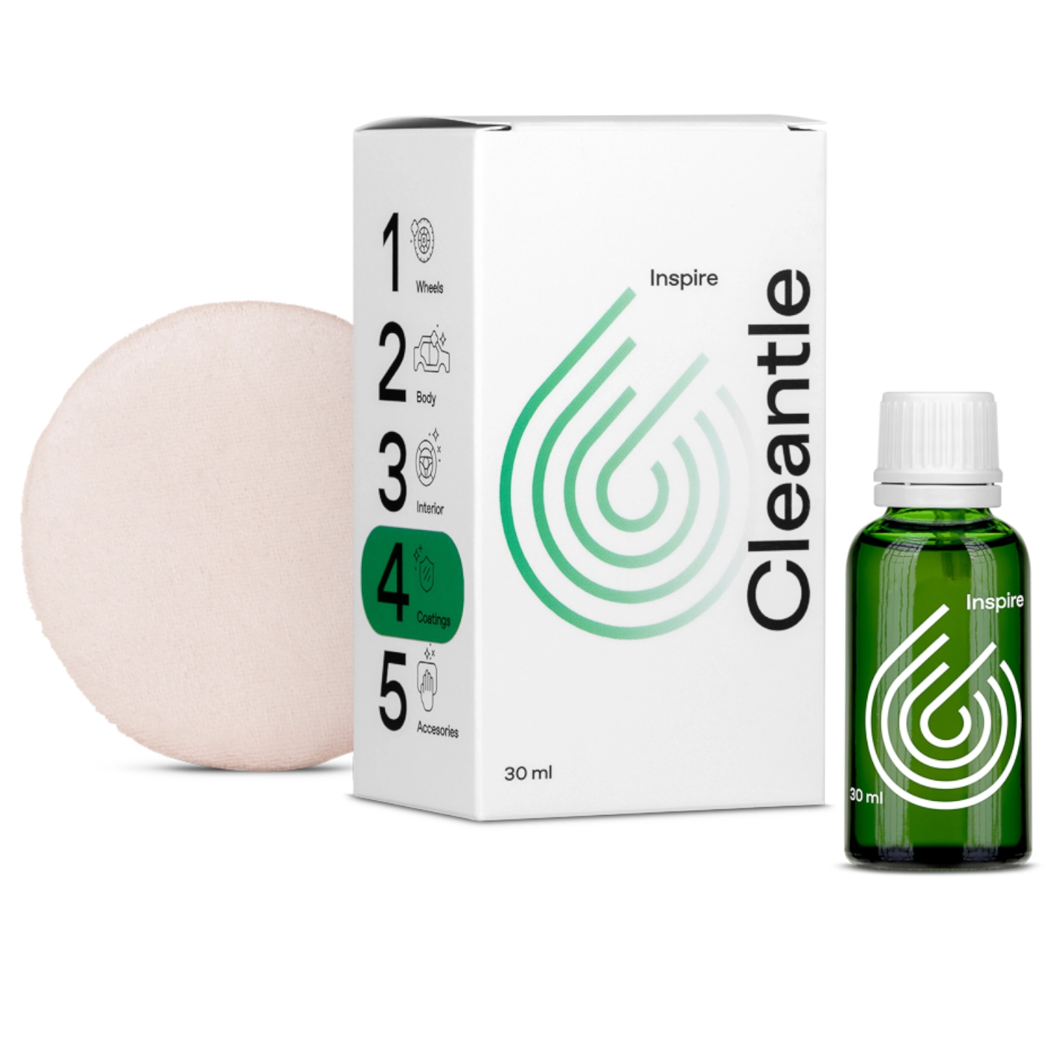 Cleantle Ceramic Coating Graphene CNT 30ml flaska för keramisk lackbeläggning och hydrofobiskt skydd
