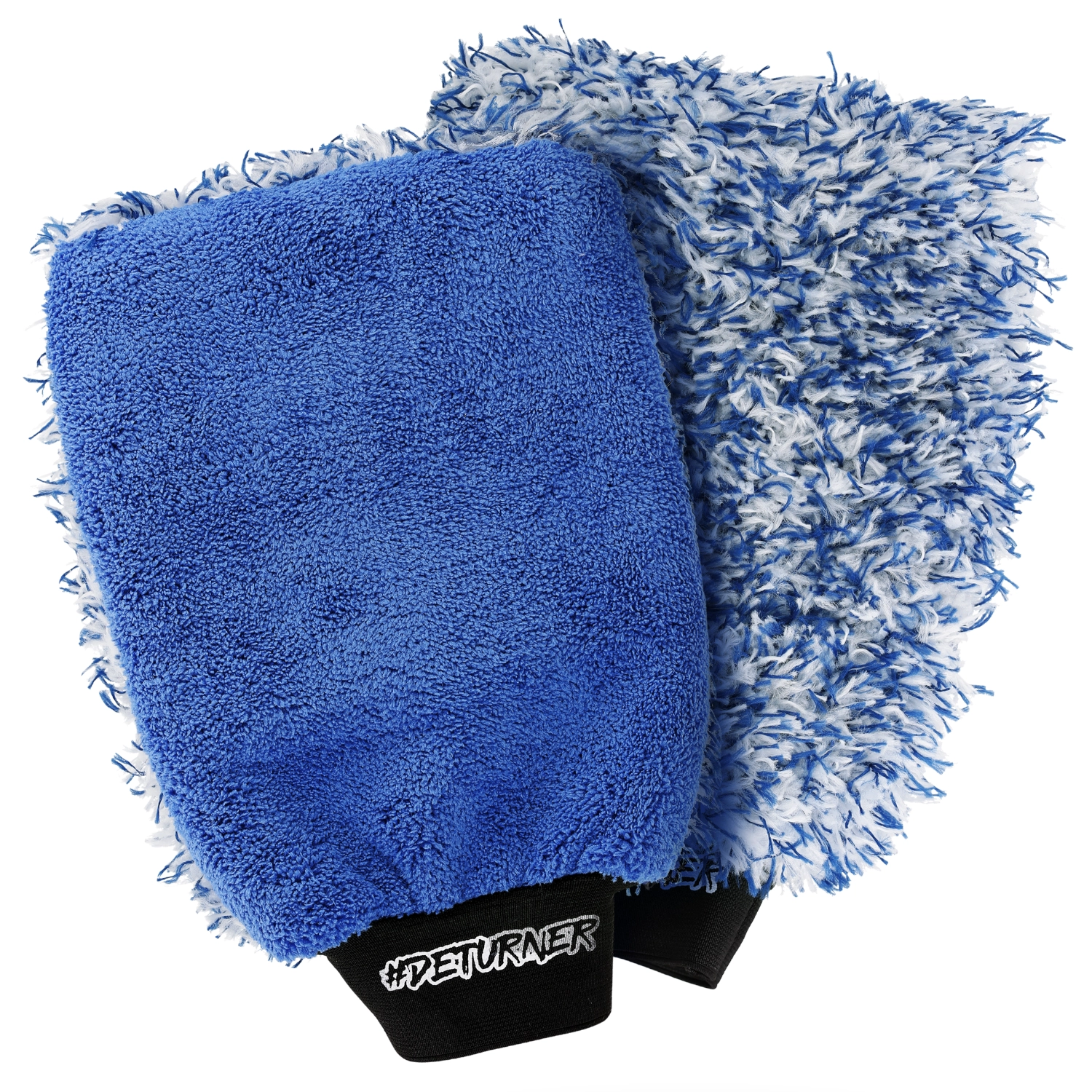 Deturner soft microfibre wash mitt with scratch-resistant construction for gentle car washing