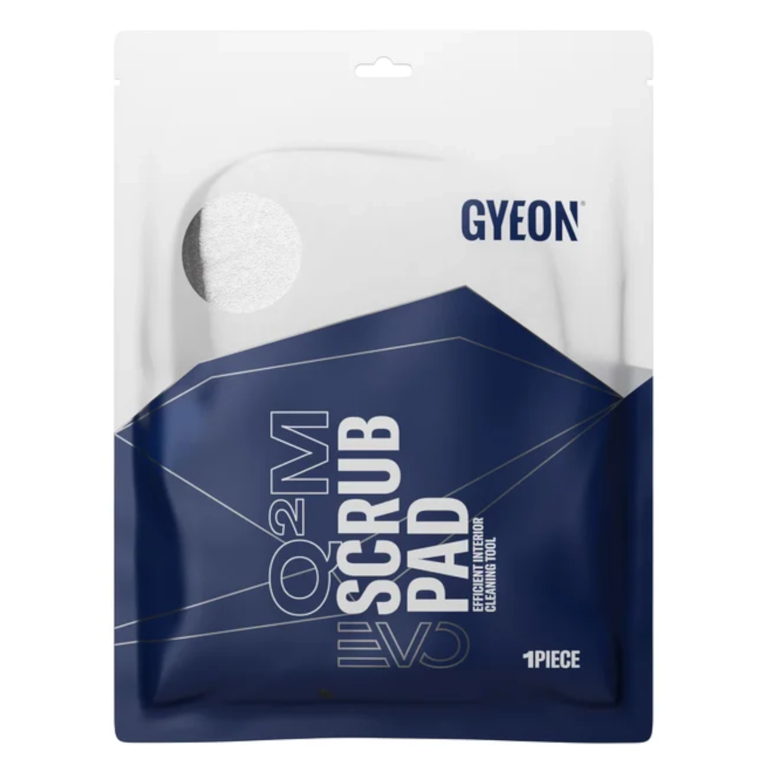 Gyeon Q2M ScrubPad EVO dubbelsidig rengöringspad för bilinteriör med skrubbsida och skonsam sida