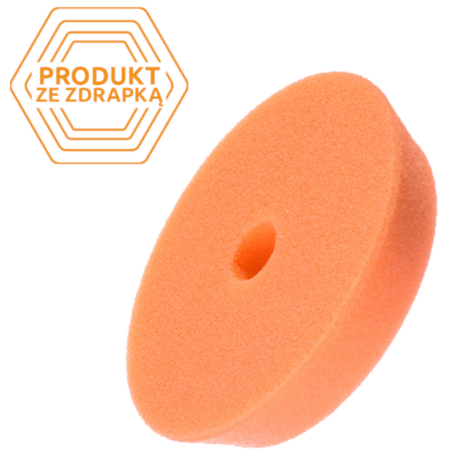 Medium cut polishing pad 75/90mm – autopflege, Pomaranczowa Seria U