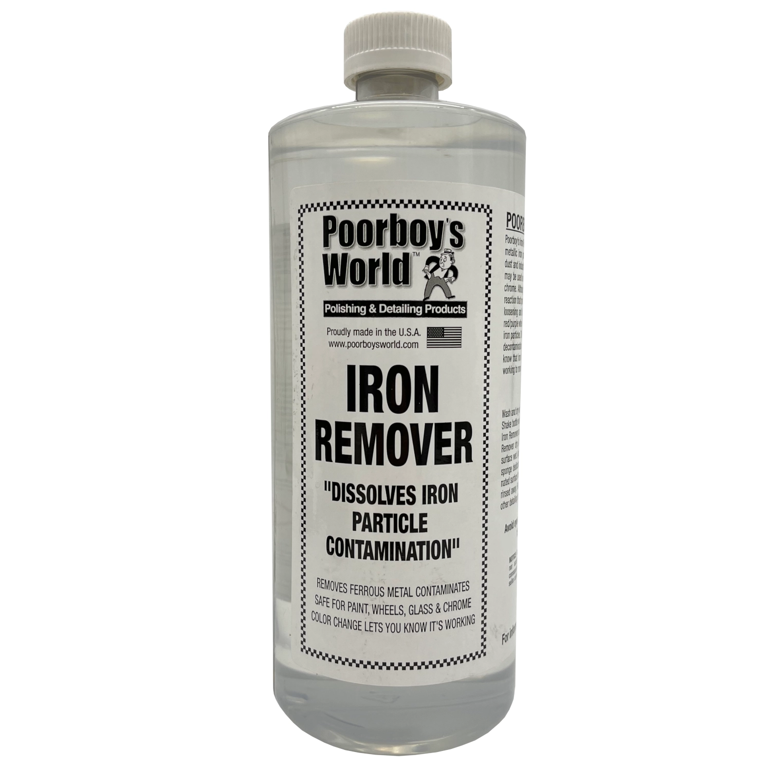 Poorboy`s World Iron Remover - produkt do usuwania zanieczyszczeń metalicznych 946ml