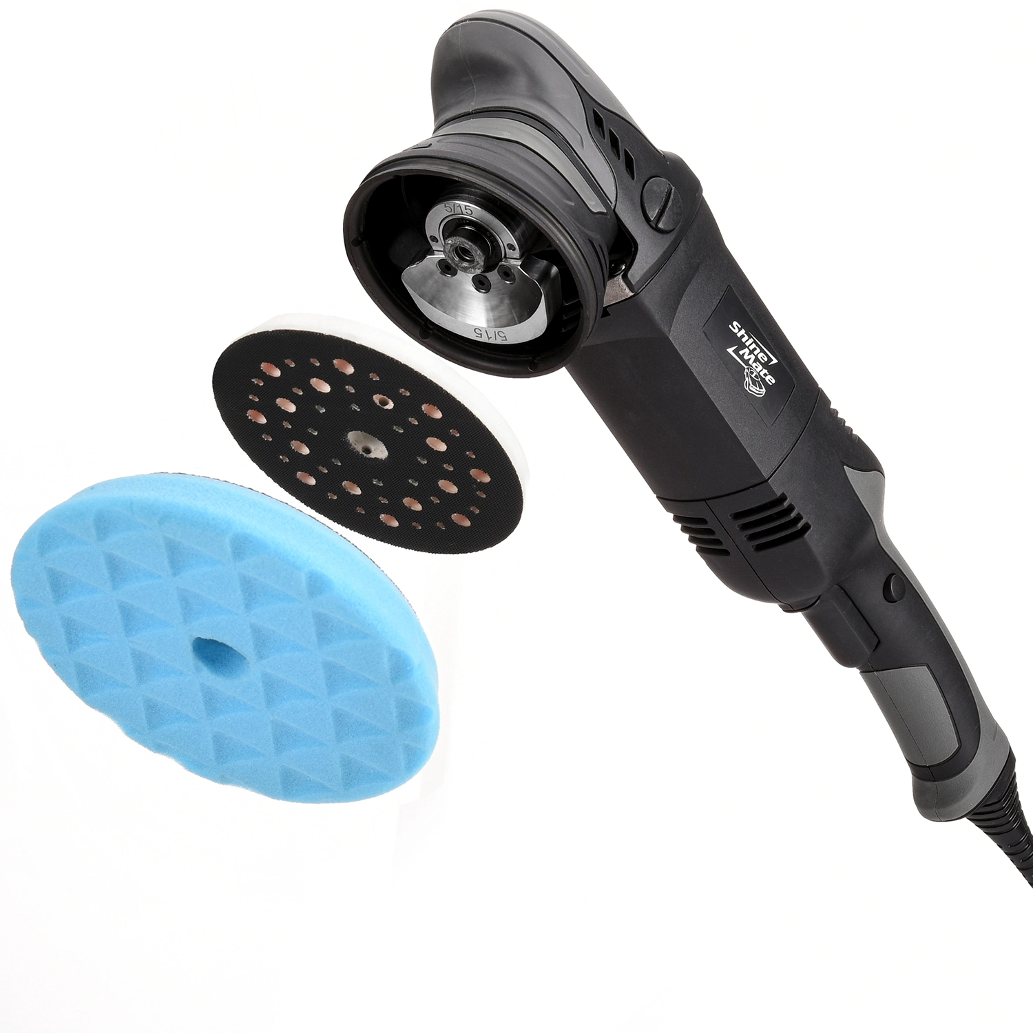 ShineMate Polerka dual action EX620-5/15, Talerz 123mm, Skok 15mm