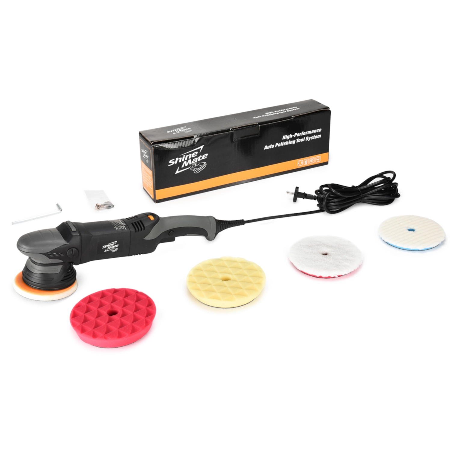 ShineMate Polerka dual action EX620-5/15, Talerz 123mm, Skok 15mm