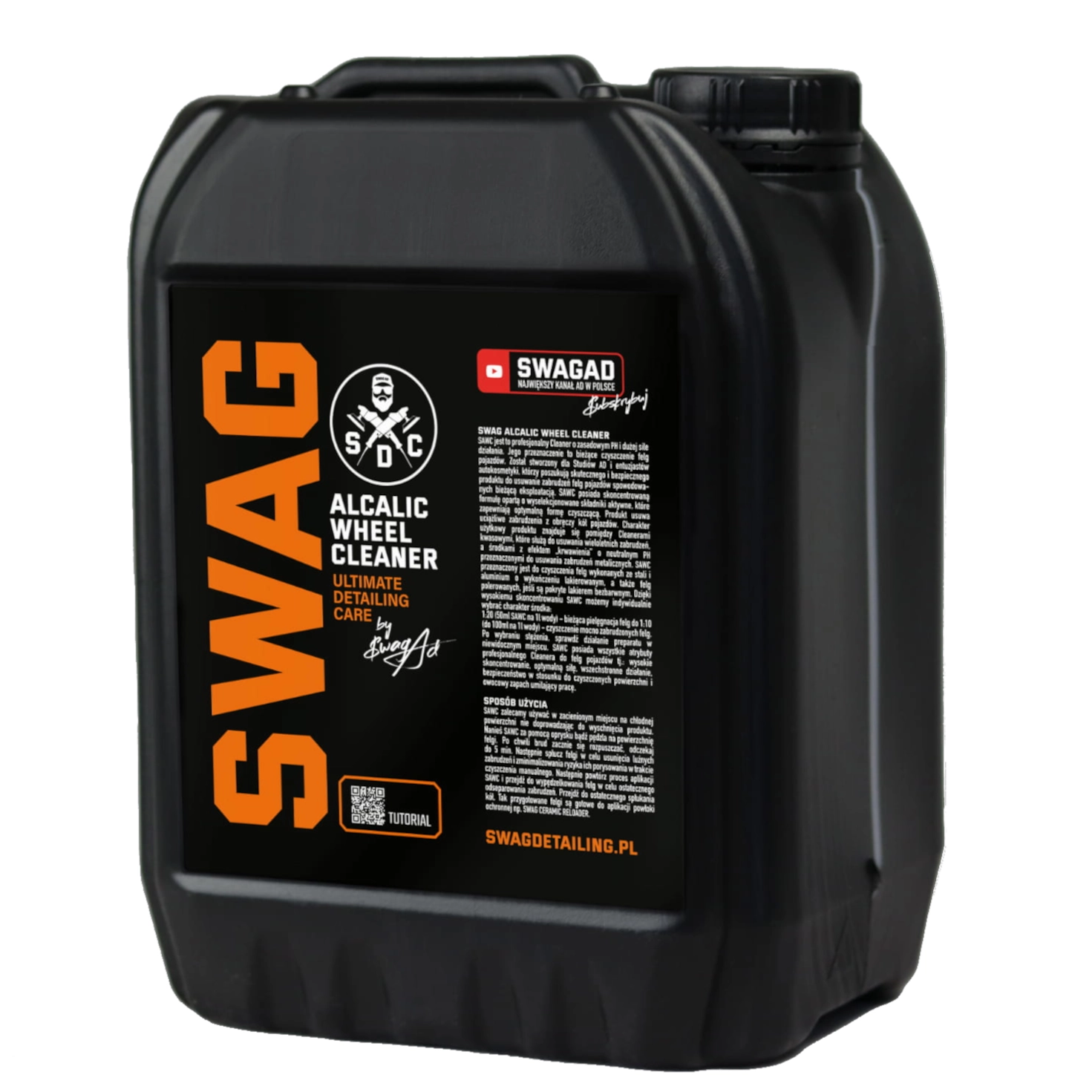 Swag Alcalic Wheel Cleaner - Środek do czyszczenia felg o zasadowym pH 5L