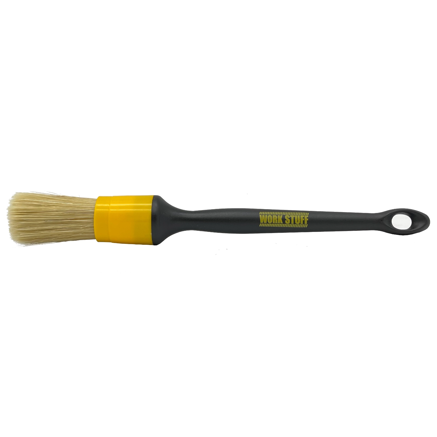 WORK STUFF Detail Brush Short 24mm compact precision brush for cleaning small details and hard-to-reach surfaces