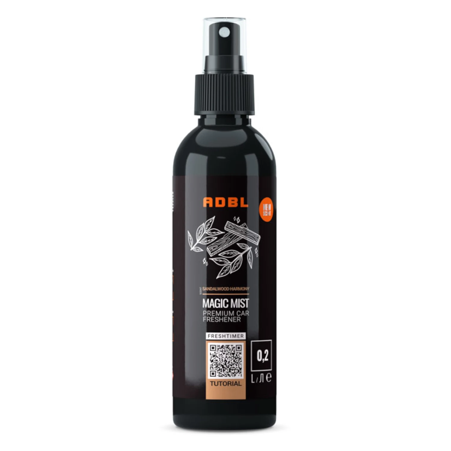 ADBL Car Air Freshener Sandalwood 200ml bottle for vehicle interior air freshening