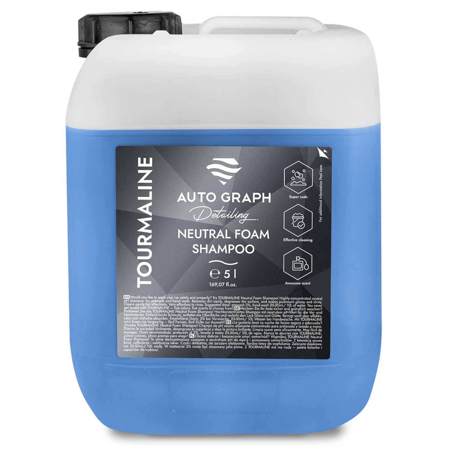 Auto Graph TOURMALINE Neutral Foam Shampoo Blue 5L