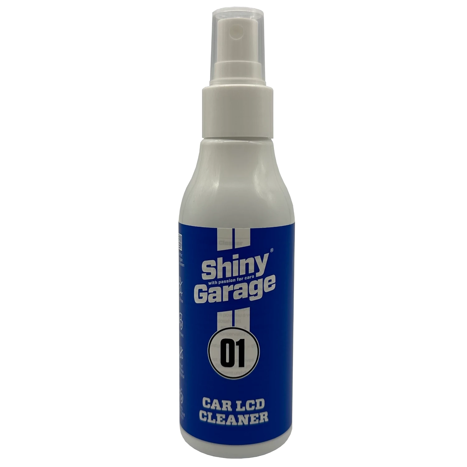 Shiny Garage LCD Screen Cleaner 150ml spray bottle with antistatic protection for vehicle screens and displays