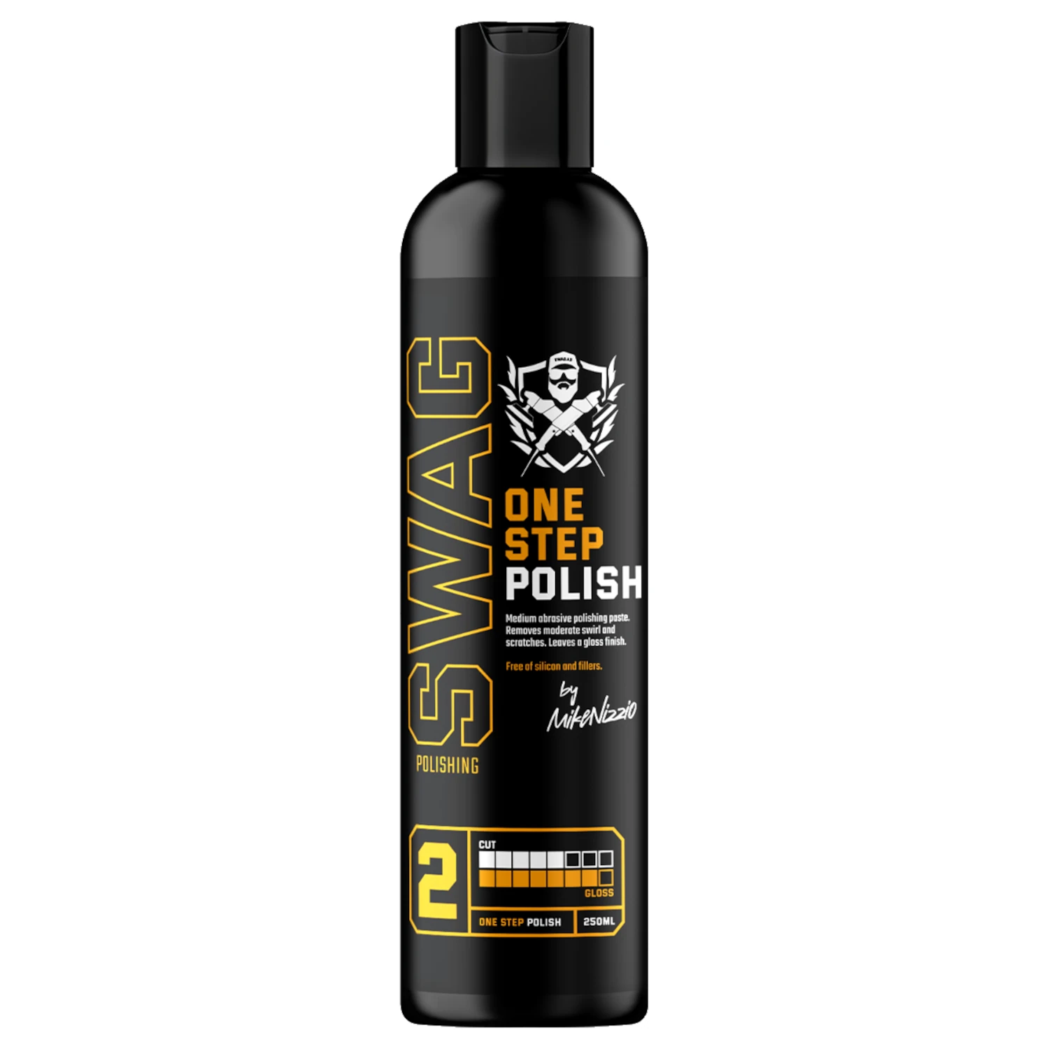 SWAG Detailing Cosmetics Polish Durable Finish 250ml bottle for paint care and gloss enhancement