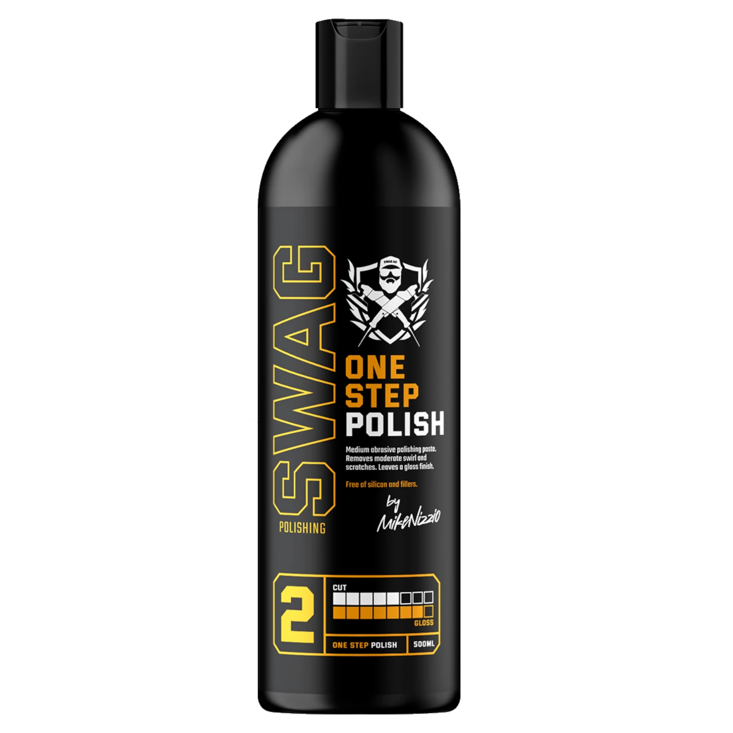 SWAG Polish with Lasting Protection 500ml bottle for professional paint care and gloss