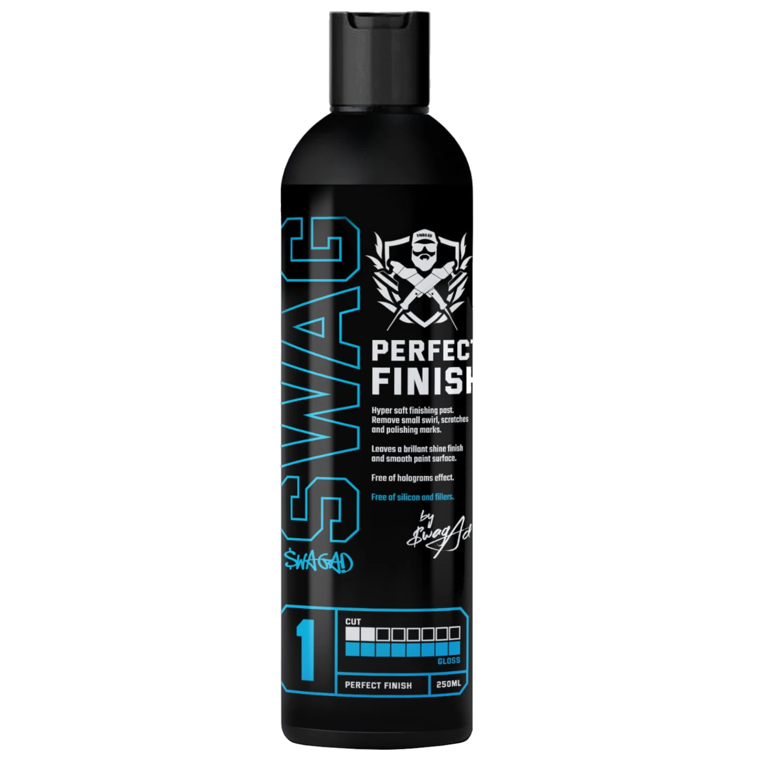 SWAG Quick Detailer 250ml spray bottle with high-gloss fast-drying paintwork maintenance formula