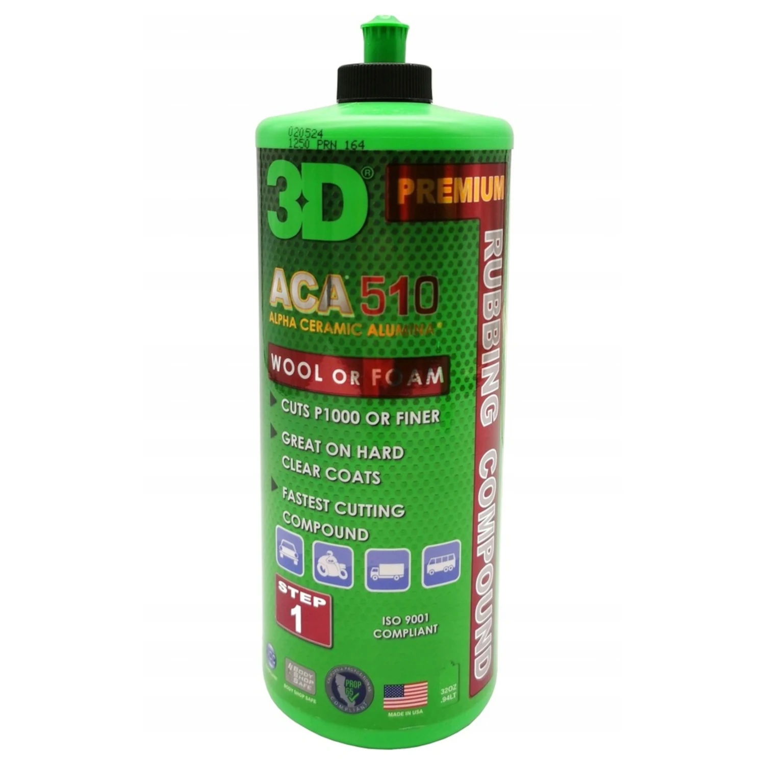Heavy Cut Compound 237ml ceramic rubbing compound with Cool Cut technology from 3D Car Care