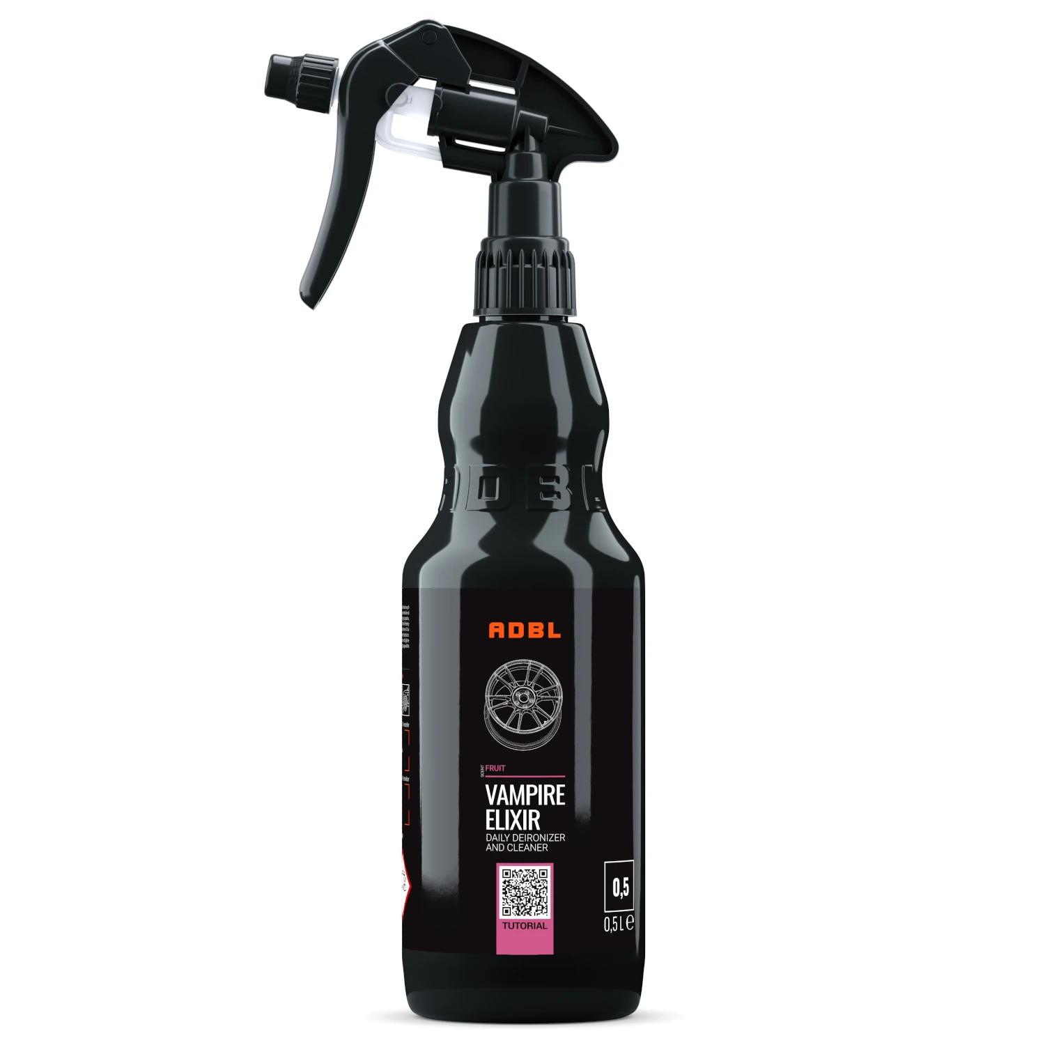 ADBL Vampire Elixir Wheel Cleaning Gel 500ml bottle for neutral cleaning of painted alloy wheels