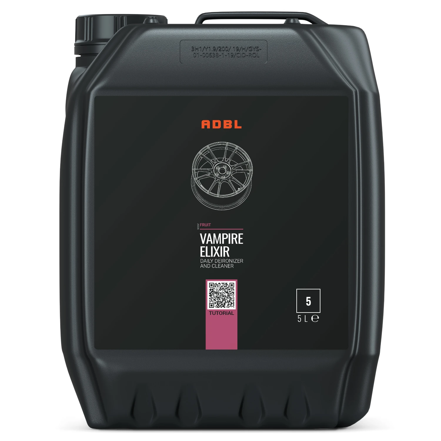 ADBL Wheel Cleaner Gel 5L fast-acting odourless gel formula for professional wheel cleaning