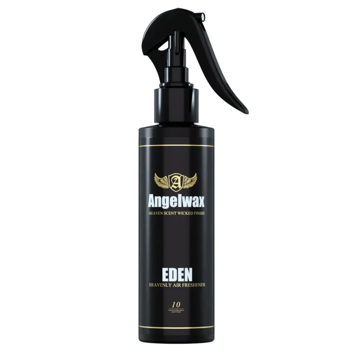 Spray bottle of Angelwax Car Air Freshener Tropical Fruit & Musk 250ml for floor mats and fabric upholstery